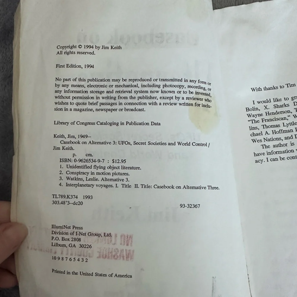 RARE UFO Casebook on Alternative 3: Secret Societies and World Control